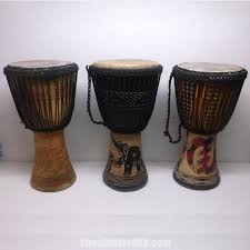 African Djembe Drums Large - Shea Butter USA