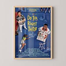 Do the Right Thing Poster | Do the Right Thing Canvas Print, Do the Right Thing Print, Canvas Wall Art, Do the Right Thing Movie Poster - Etsy