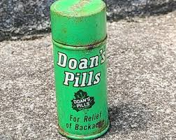 Vintage Doan's Pill Metal Container 1960s Advertising Doan's Pills Bottle Old Medicine Advertising Tins Green Doan's Pill Metal Tin Old Tins - Etsy