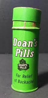 VINTAGE / ANTIQUE Metal Doan's Pills Tin Container - Empty - Buffalo N.Y. L7.25 $10.99 - PicClick CA