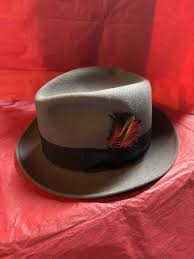 Feather Fedora/Trilby Vintage Hats for Men 7 1/8 Size for sale | eBay