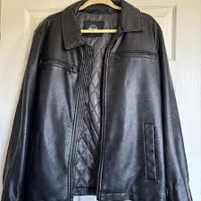 Dockers | Jackets & Coats | Black Dockers Leather Jacket ...