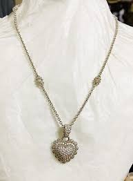 ❣️JUDITH RIPKA STERLING DIAMONIQUE HEART NECKLACE * 18” | eBay