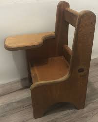 Wooden School Desk & Chair Handmade 18” Doll 13.5”H x 8.5”W ...