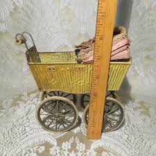 Large German Tin Doll Carriage - Marklin Clone - Antique. For Sale at Ruby Lane