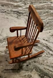 Shackman Miniature Wood Furniture Rocking Chair - Vintage ...