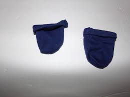 KIDS DOLL MASS PROD PINK SOCKS SMALL ONE PAIR ONLY DARK BLUE ...