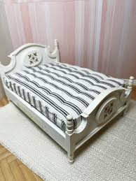 Miniature Ticking Stripe Tufted Mattress - Etsy
