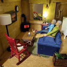 1:12 Scale Miniature Dollhouse Wrought Iron Style Double Bed ...