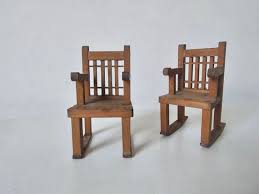 Antique Miniature Wooden Chairs - Etsy