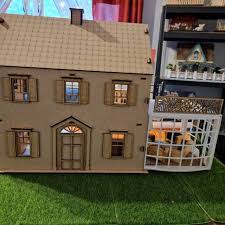 Plain Blank Make Your Own MDF Dolls House Kit Miniature Doll ...