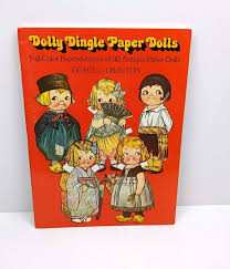 Vintage Dolly Dingle Paper Dolls Book & Postcards Set, 30 ...
