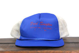 Vintage Distressed Trucker Hat Snapback Baseball Cap Fred ...