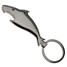 Shop for and Buy Deluxe Shark Nickel Plated Bottle Opener Keychain - Custom Engraved at Keyring.com. Large selection and bulk discounts available.
