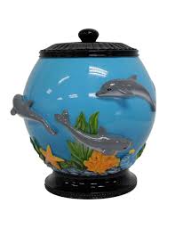 Large/Adult 220 Cubic Inches Dolphin / Fish Bowl Resin Funeral Cremation Urn | eBay