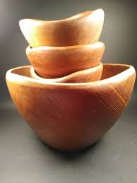 Vintage Dolphin Teakwood Salad Bowl Set | eBay