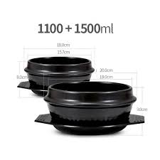 Korean DOLSOT Stone Bowl - Premium Ceramic Cookware