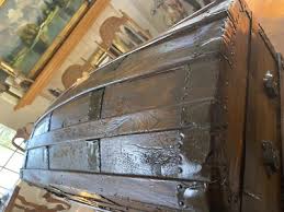 ANTIQUE VICTORIAN 1800'S STEAMER TRUNK DOME TOP OAK WOOD CHEST HUMPBACK 32x22x19 | eBay