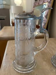 Two beer mugs, German, 19th century For Sale at 1stDibs