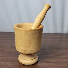Vintage Mortal Wood Pestle Made in Portugal - Etsy