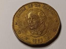 1992 1 Peso Coin Dominican republic | eBay