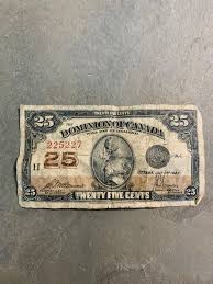 Dominion of Canada 25 Cent Banknote Ottawa, July 2nd 1923 - Etsy