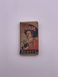 Vintage 1930s Don Juan Razor Blades Package Miniature ...