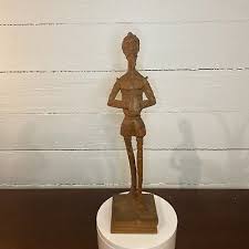 Vintage Artisanal Carved Wood Don Quixote Sculpture | eBay