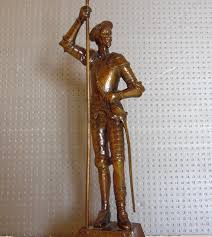 Vintage Big Art Deco Don Quixote Statue | eBay