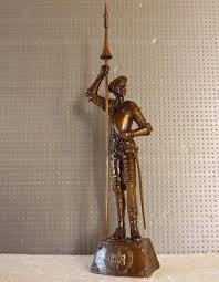 Vintage Big Art Deco Don Quixote Statue | eBay