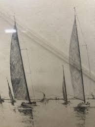 Sold at Auction: Edgar Mayberry Scotland etching