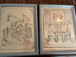 Children's Bible Litho Prints Framed 1941 Artists And ...