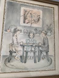 Antique Pastel Colored Lithos ~ Published by Donald Art Co ...