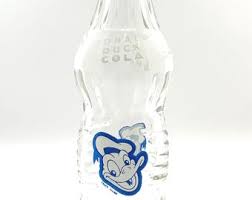 Vintage Clear Donald Duck Beverages Soda Bottle - Etsy