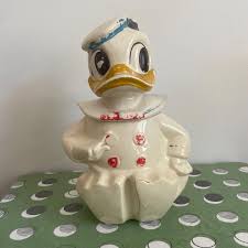 Vintage 1940's Donald Duck Cookie Jar, Celebrate USA Walt Disney - Etsy Ireland