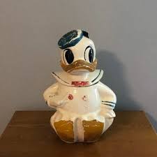 1940's Disney Donald Duck Cookie Jar- Vintage Donald Duck Treat Jar - Etsy Australia