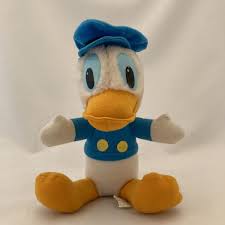 VTG Disney Mickey's Christmas Carol Donald Duck 8" Plush ...