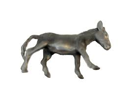 Vintage Donkey Jackass Animal Fine Pewter 1" Figure Made in U.S.A. | eBay