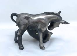 Vintage Donkey Pewter Salt Dish Bowl - Etsy Australia
