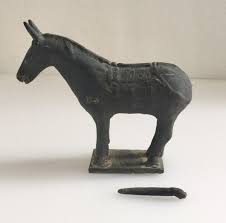 Vintage Chinese terracotta warriors army small horse | eBay