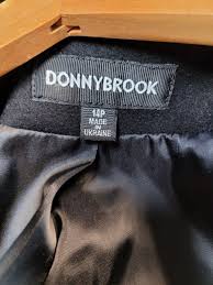 Vintage Donnybrook Fur Trimmed Wool Dress Coat overcoat long ...