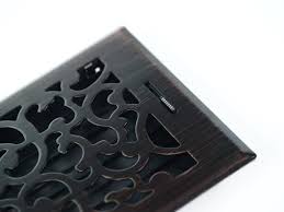 allen + roth 6-in x 10-in Maximum Airflow Steel Oil-Rubbed Bronze Floor Register LF0010610RB at Lowes.com