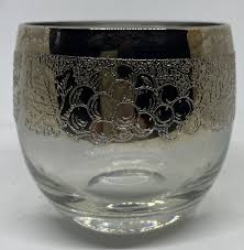 VITREON QUEENS LUSTERWARE ROLY POLY STYLE COCKTAIL GLASSES EMBOSSED LOT 4 MCM | eBay