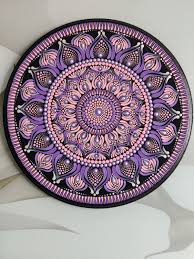 Dot Mandala Art, Purple and Pink Mandala,hand Painted,14 ...