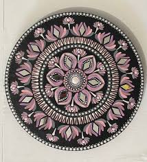 Handpainted Mandala Wall Art - 12 Inch - Etsy Canada