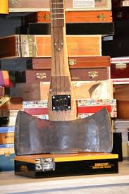 THE CHOPPER Axe Guitar 3 string electric fretted cigar box ...