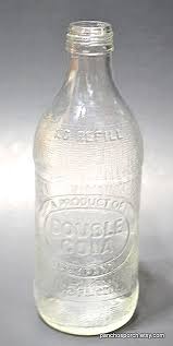 Vintage Double Cola Soda Bottle 12 Oz Embossed Clear Glass Bottle Not to Be Refilled Collectible Advertising Panchosporch - Etsy India
