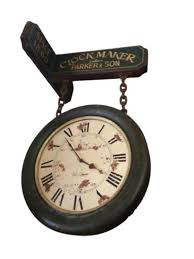 Vintage Wooden Wall Clock Double Sided Wood Wall Decor Train Station Clock Railway Station Clock Pub Bar Decor Ads Wood Clock Maker Sign - Etsy