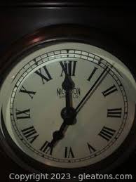 Nicholson-Sheffield Pewter Mantle Clock from Restoration Hardware Auction | Gleaton's, Metro Atlanta Auction Company, Estate Sale & Business Marketplace