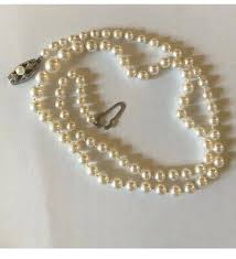 Mikimoto Graduated pearl necklace vintage 18” | eBay